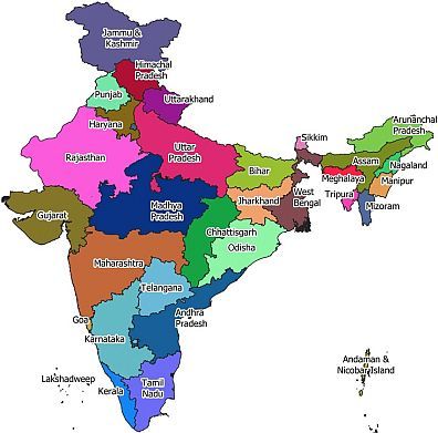 Map of India courtesy Research.com