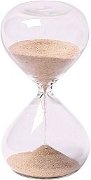 Five minute glass sand timer with natural sand

by GW Schleidt