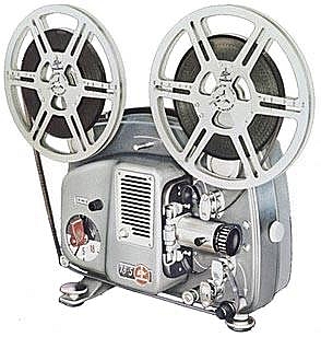 Antique 8 millimeter movie projector courtesy eHow.com