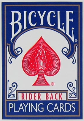 Bicycle Rider Back Playing Cards courtesy bicyclecards.com